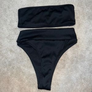 Black 2 piece bikini set